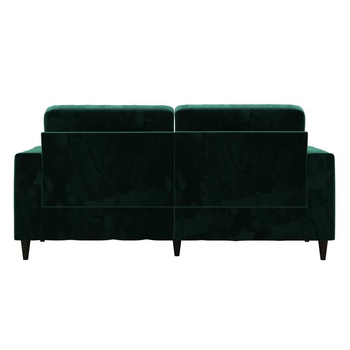 Coral 3 Seater Upholstered Sofa - Green