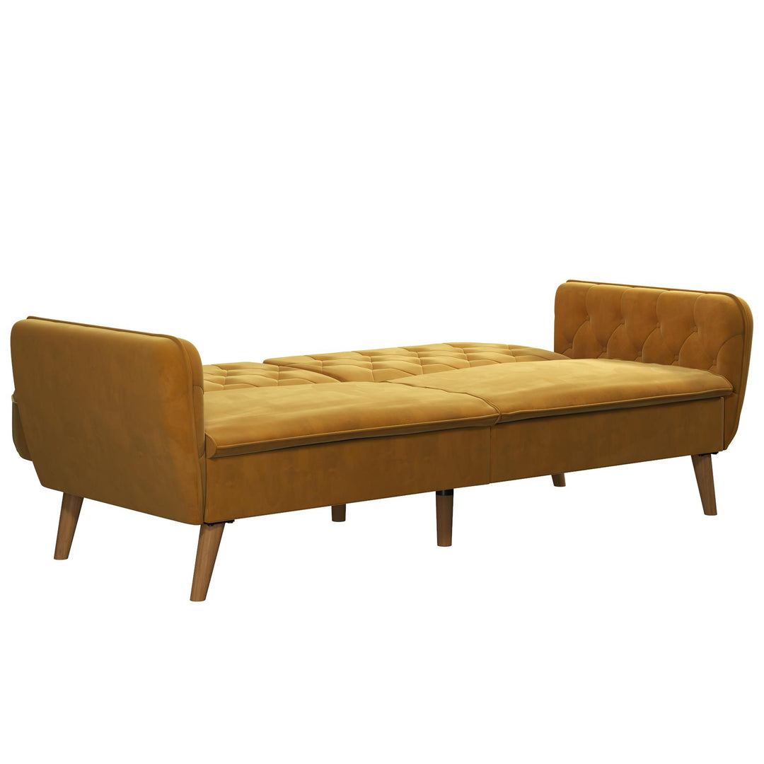 Tallulah Memory Foam Futon - Mustard