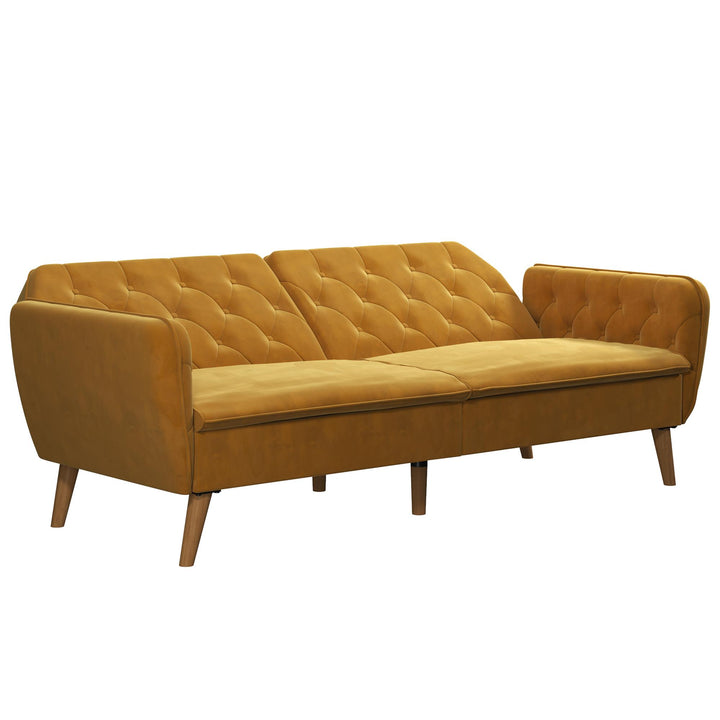 Tallulah Memory Foam Futon - Mustard