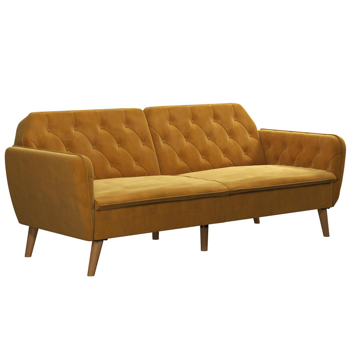 Tallulah Memory Foam Futon - Mustard