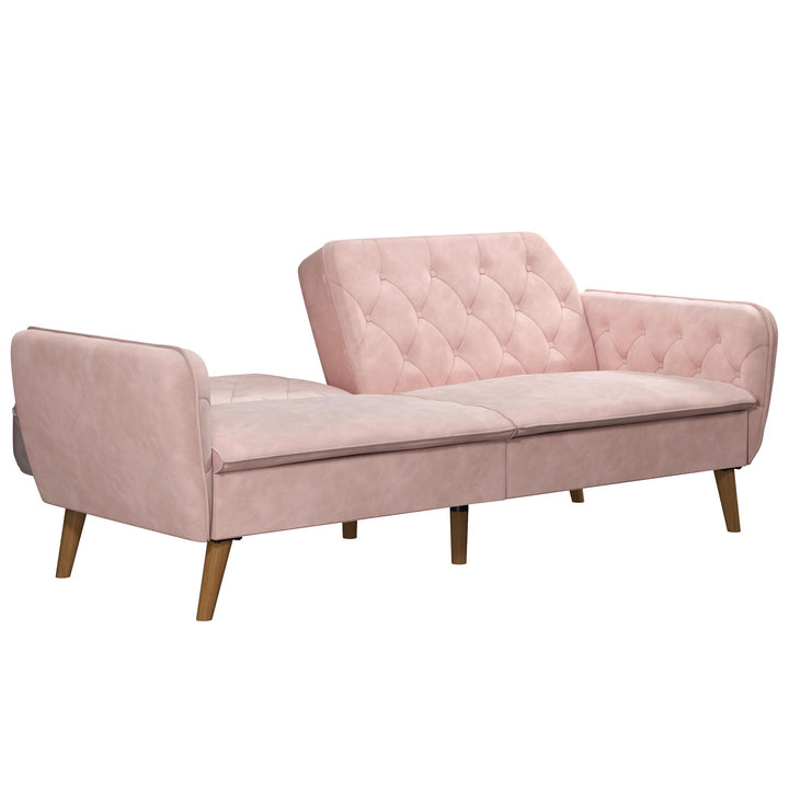 Tallulah Memory Foam Futon - Pink