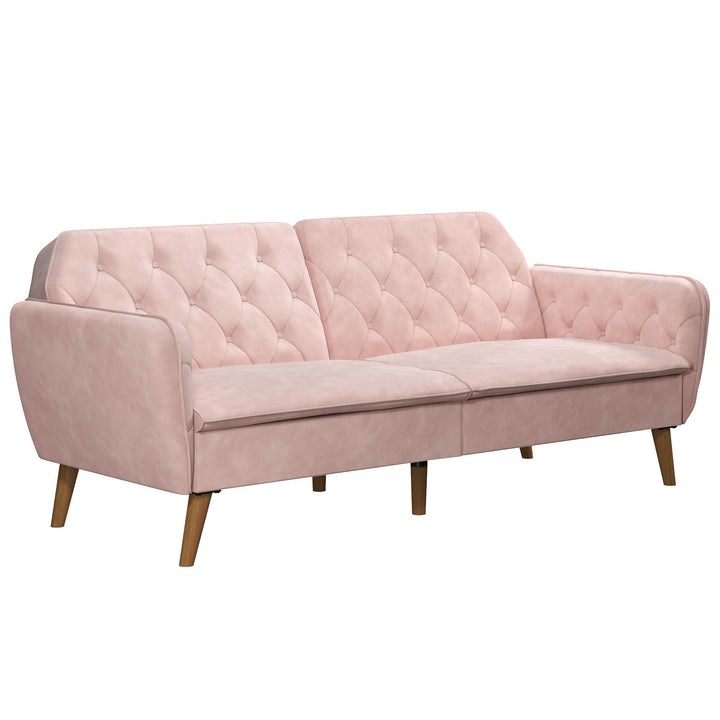 Tallulah Memory Foam Futon - Pink