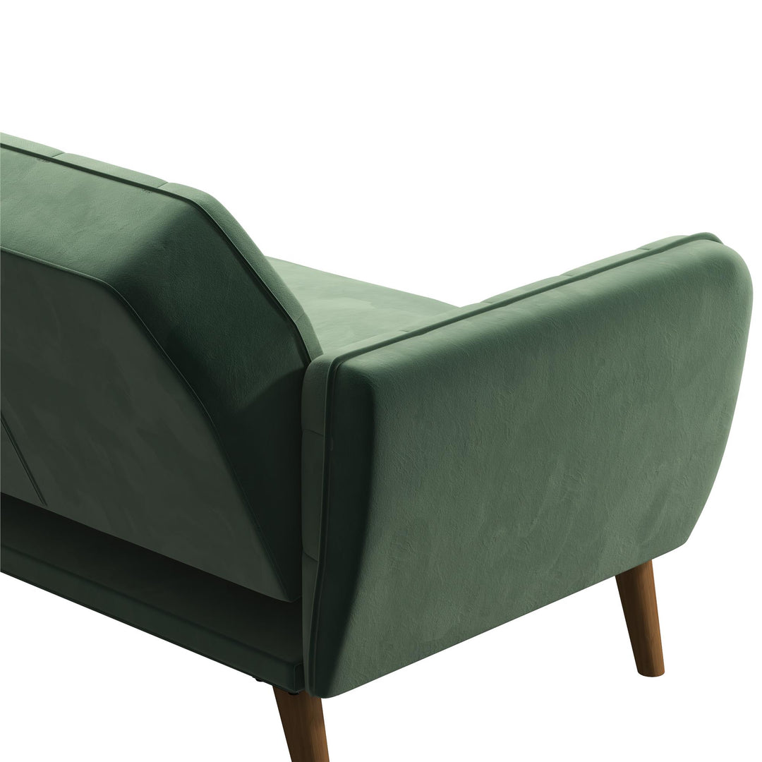 Tallulah Memory Foam Futon - Light Green