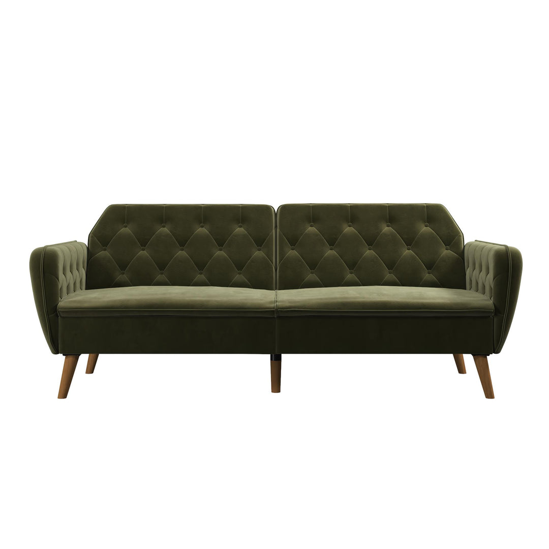 Tallulah Memory Foam Futon - Green