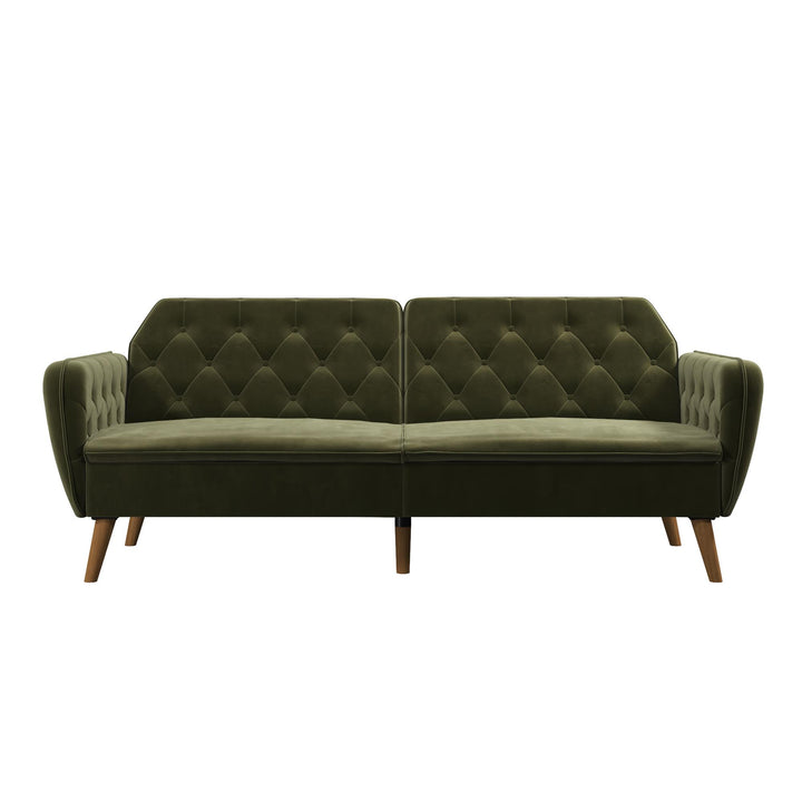 Tallulah Memory Foam Futon - Green