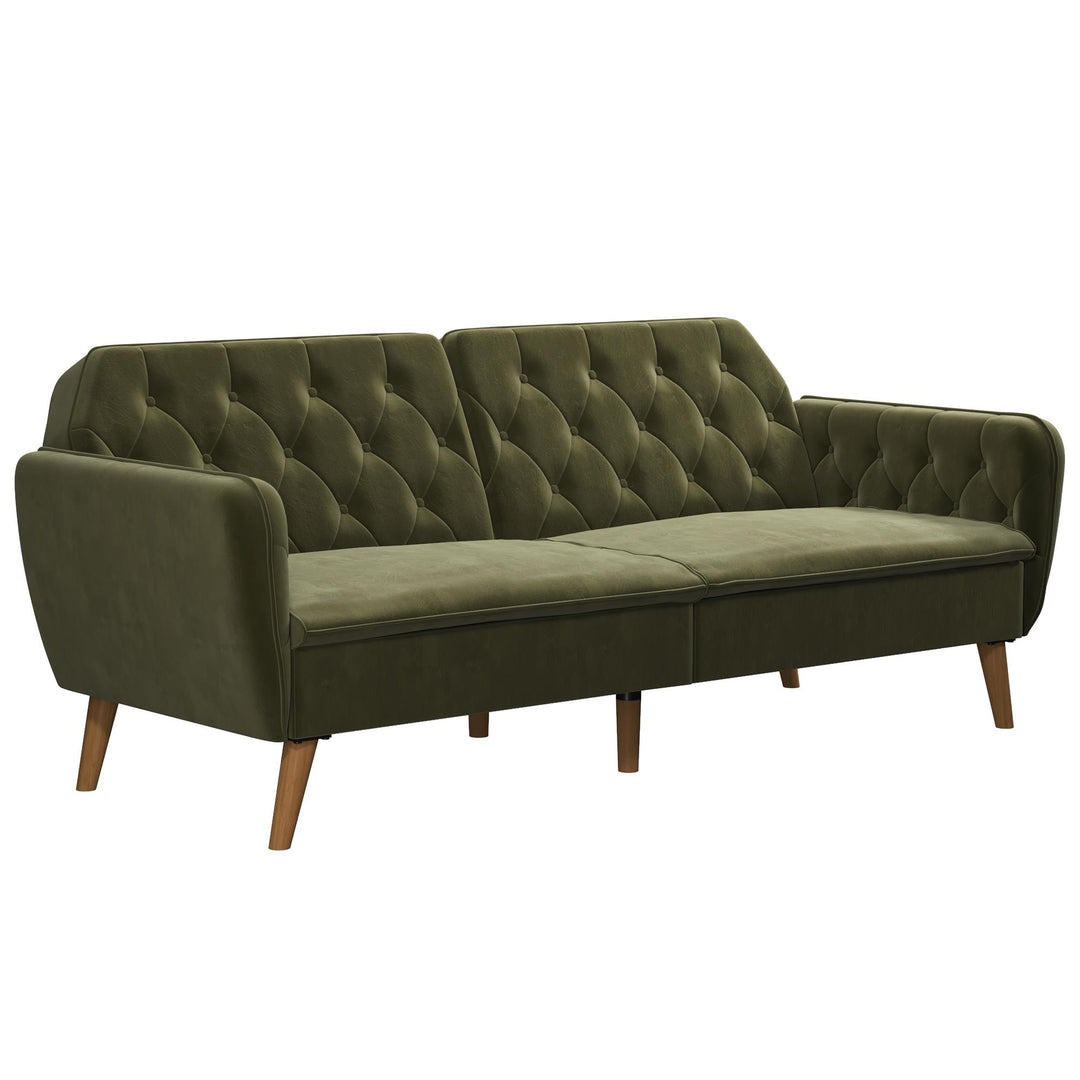 Tallulah Memory Foam Futon - Green