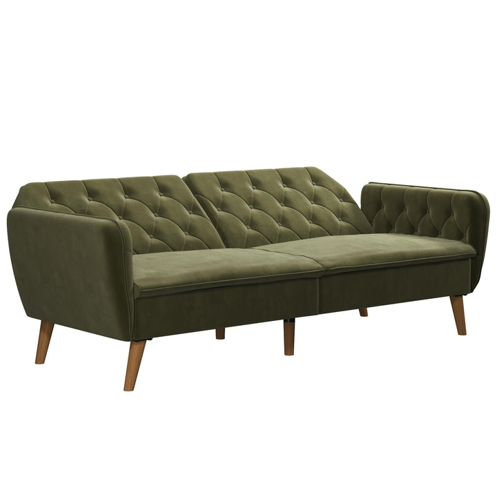 Tallulah Memory Foam Futon - Green