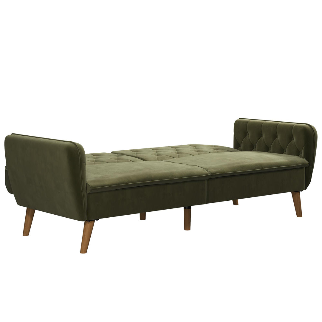 Tallulah Memory Foam Futon - Green