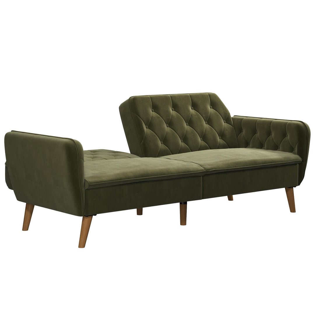 Tallulah Memory Foam Futon - Green