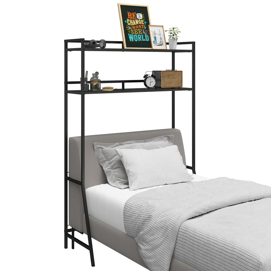 Baylor Over the Bed Storage Organizer - Black Oak