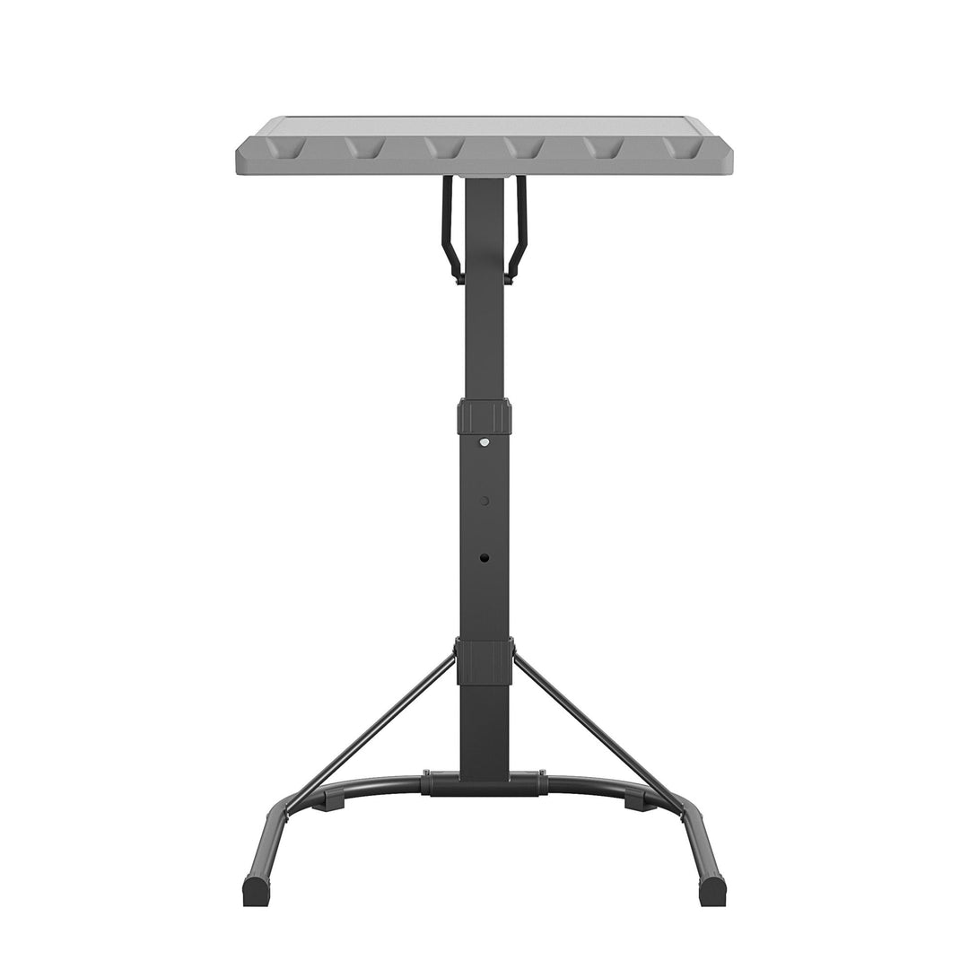 Multi-Functional Adjustable Height Personal Folding Activity Table - Gray - 1-Pack