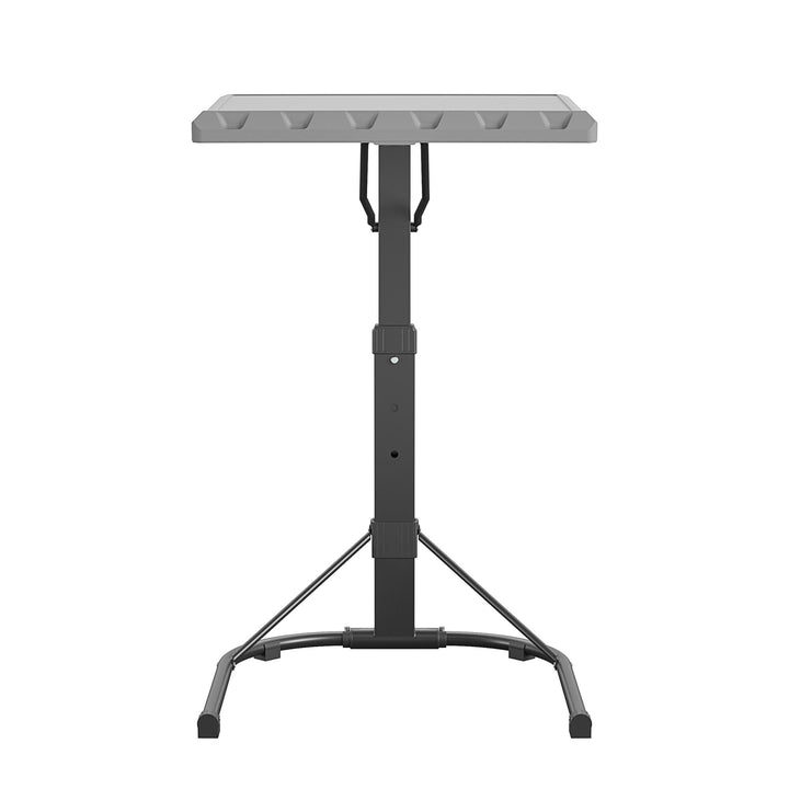 Multi-Functional Adjustable Height Personal Folding Activity Table - Gray - 1-Pack