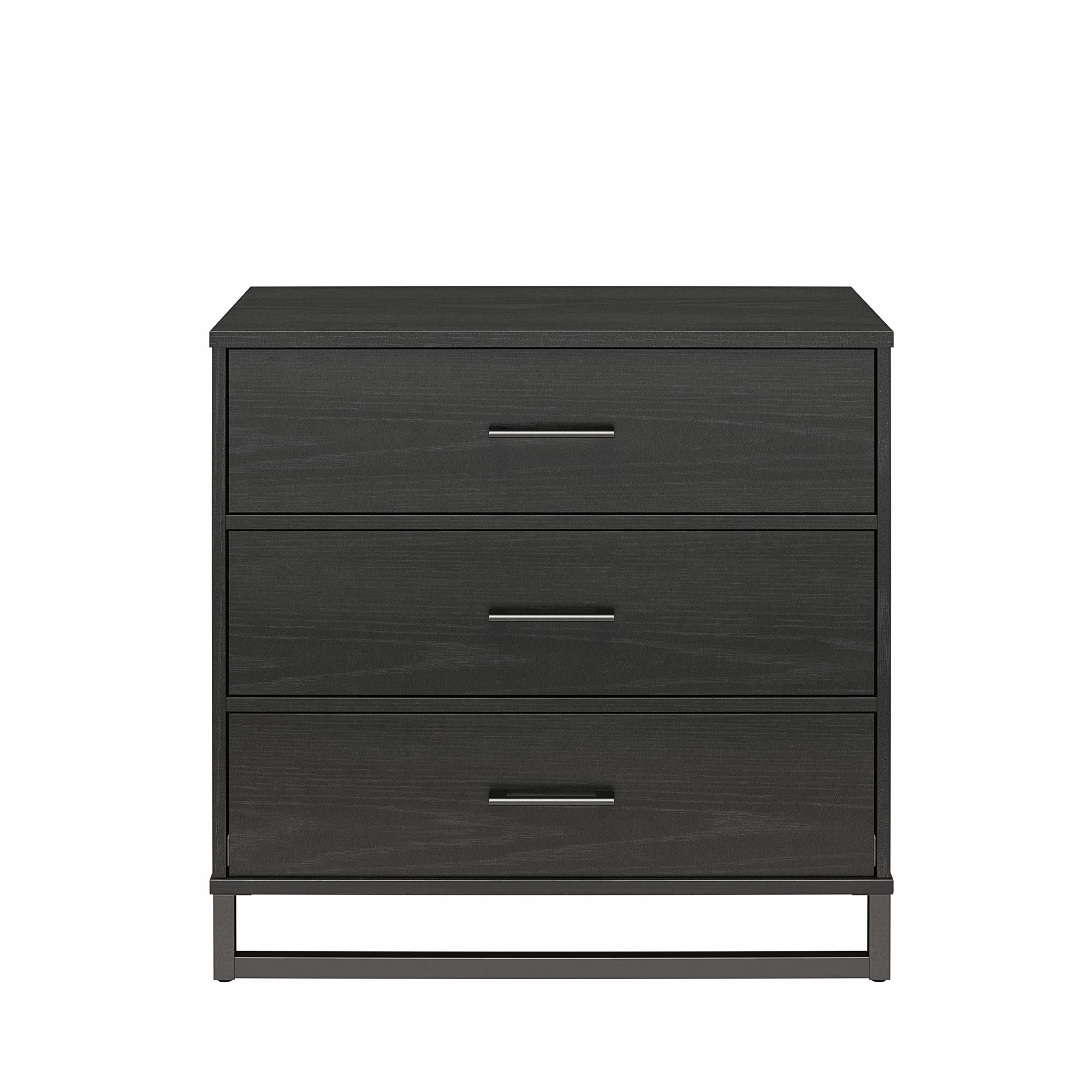 Monterey 3 Drawer Dresser with Metal Base – RealRooms