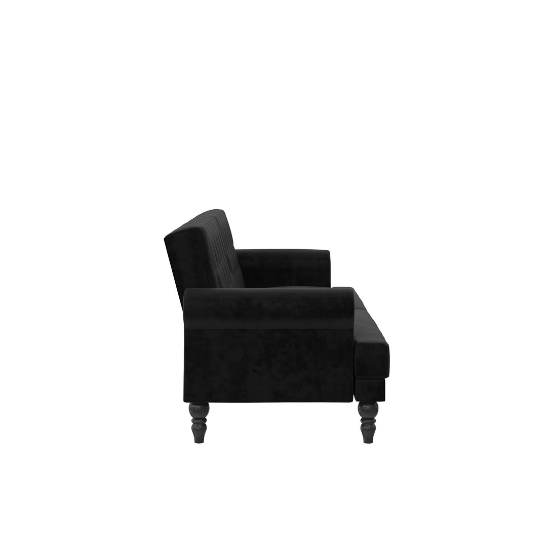 Cassidy Upholstered Futon - Black