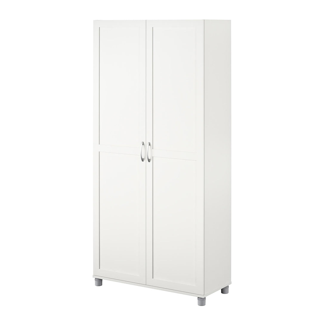 36-inch 2 door utility cabinet - White