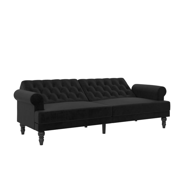 Cassidy Upholstered Futon - Black