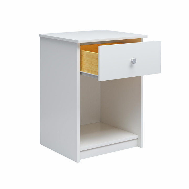 Ellison Nightstand with Drawer - White