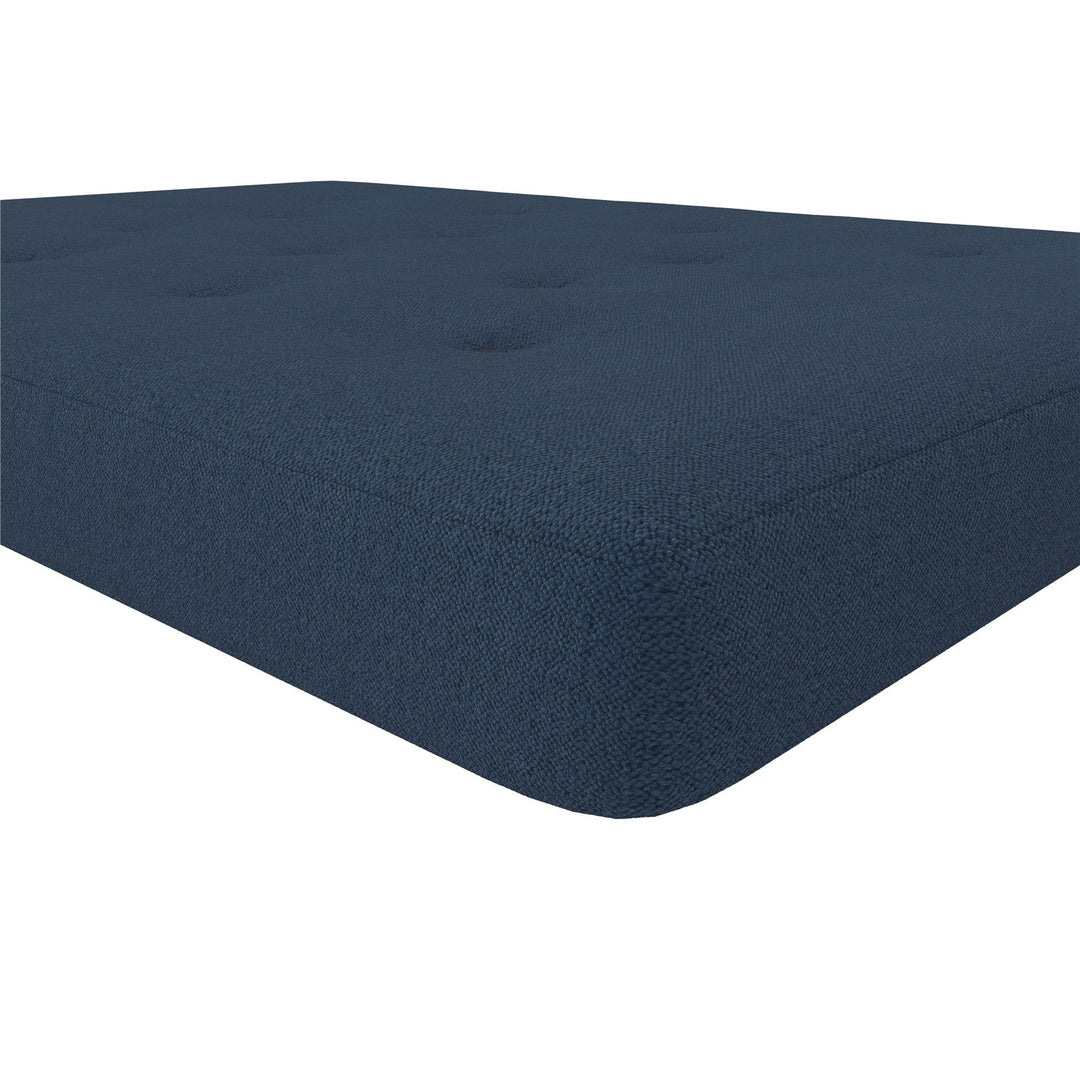 Braga 6-Inch Bonnell Coil Futon Mattress - Blue - Full