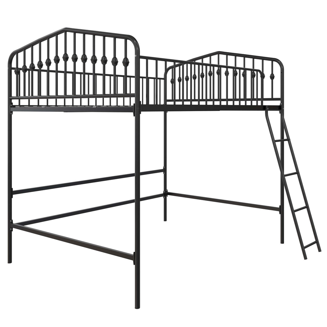 Bushwick Metal Loft Bed - Black - Full