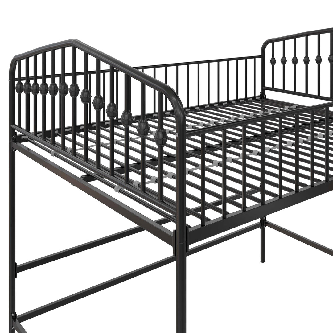 Bushwick Metal Loft Bed - Black - Full