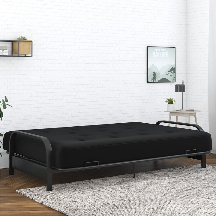 Braga 8-Inch Pocket Spring Coil Futon Mattress - Black - Full