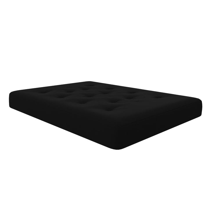 Braga 8-Inch Pocket Spring Coil Futon Mattress - Black - Full