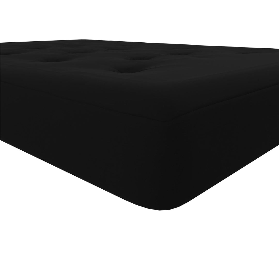 Braga 8-Inch Pocket Spring Coil Futon Mattress - Black - Full