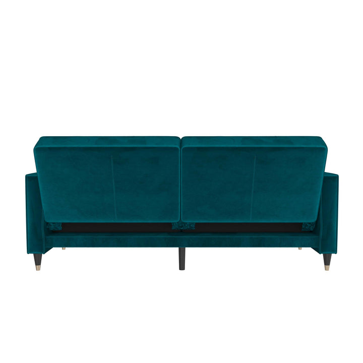 Penelope Pin Tufted Futon - Green