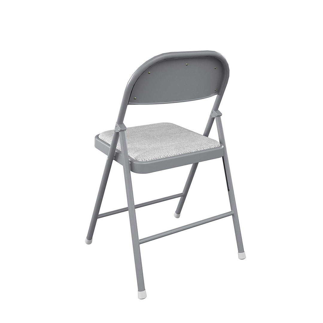 SmartFold® Fabric Folding Chair, 4-Pack - Graphite Grey - 4-Pack