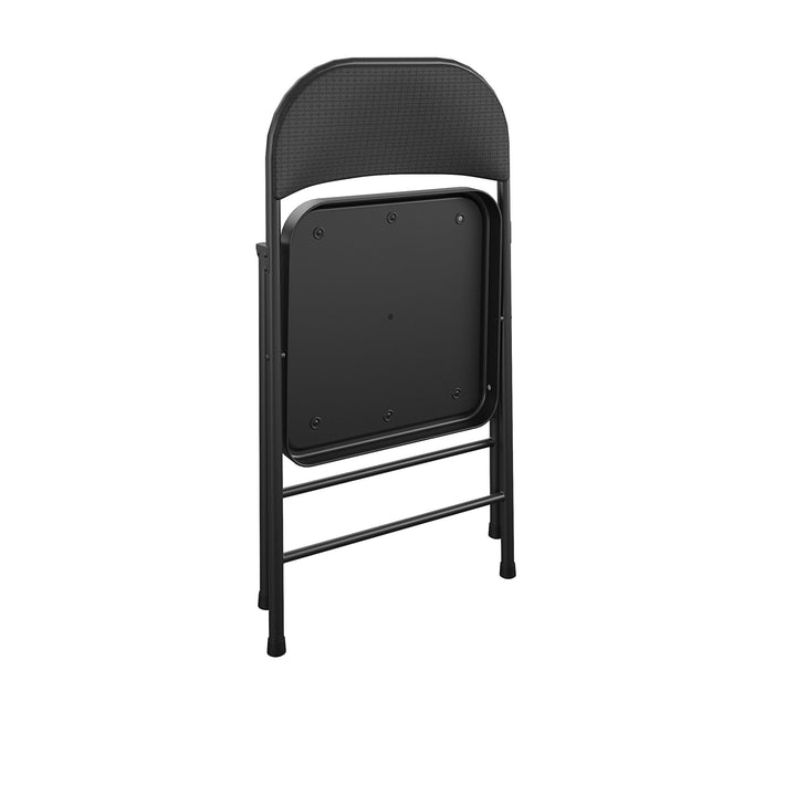 SmartFold® Fabric Folding Chair, 4-Pack - Black - 4-Pack