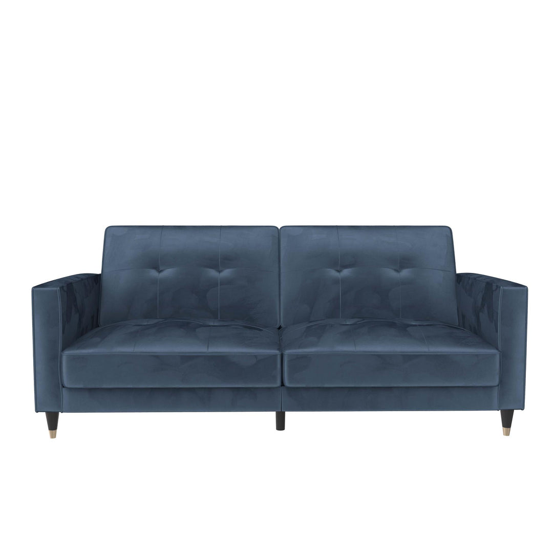 Penelope Pin Tufted Futon - Blue