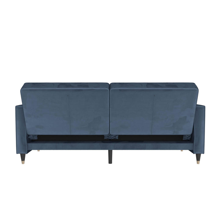 Penelope Pin Tufted Futon - Blue