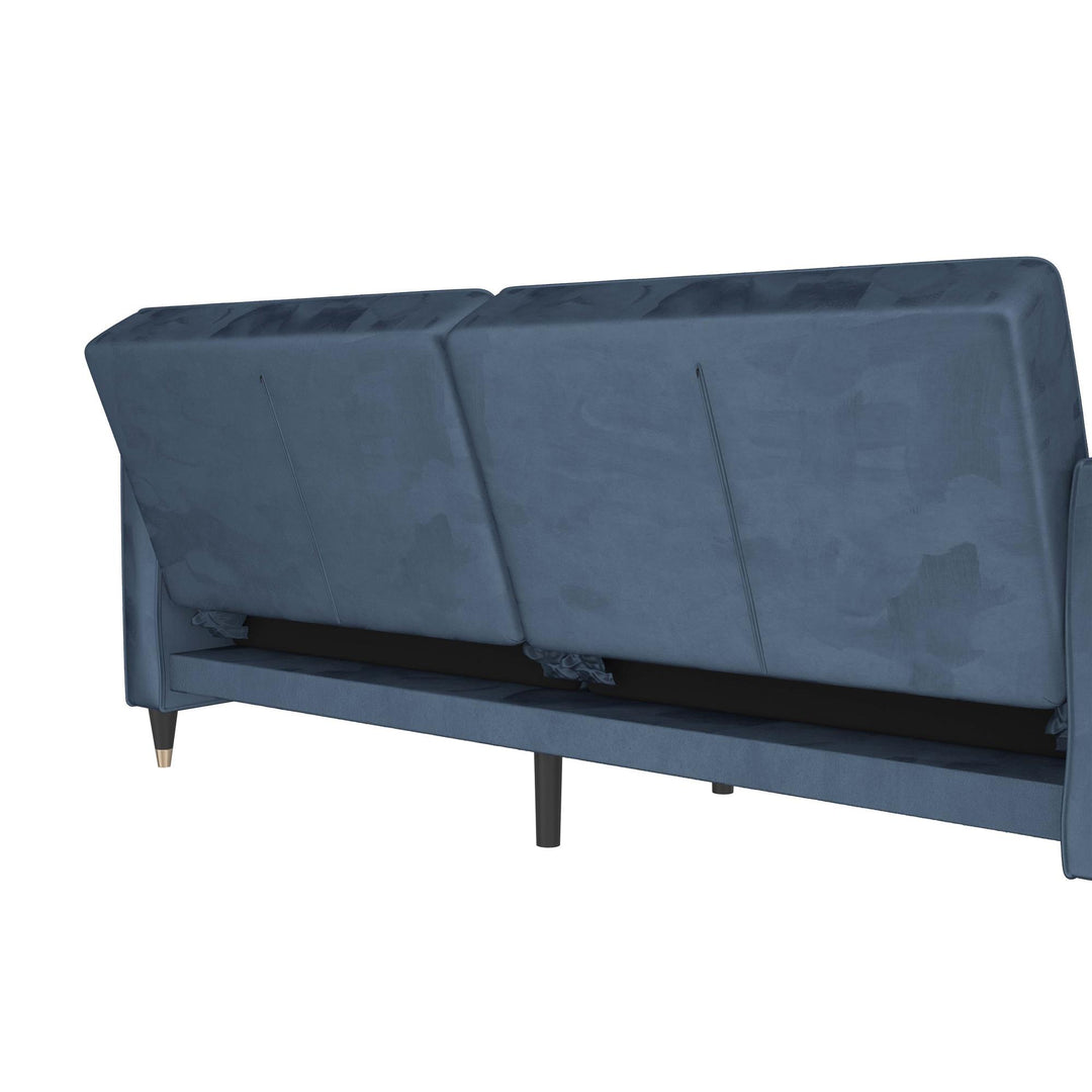 Penelope Pin Tufted Futon - Blue