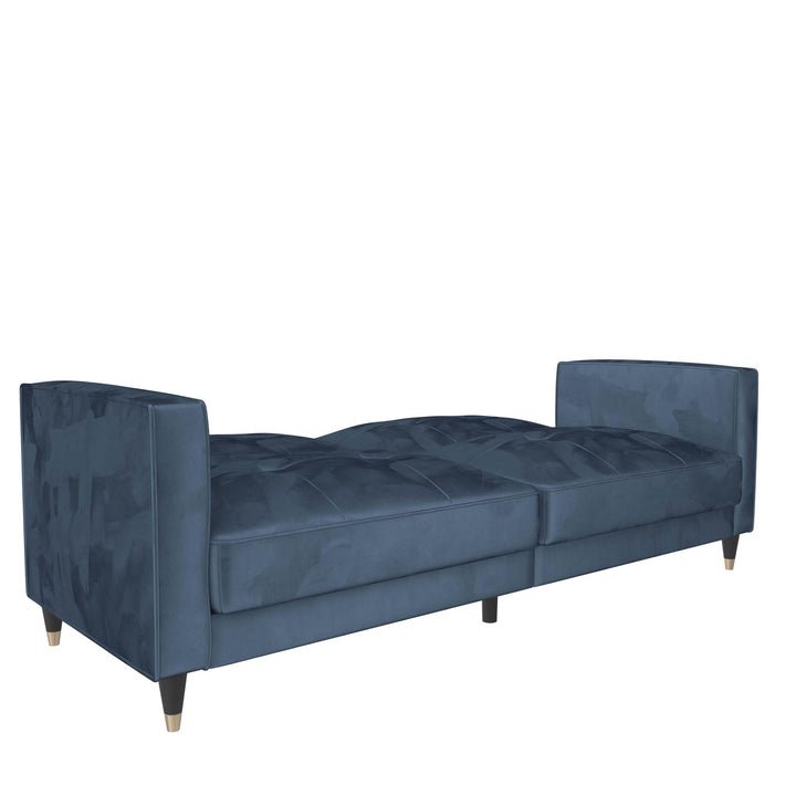 Penelope Pin Tufted Futon - Blue