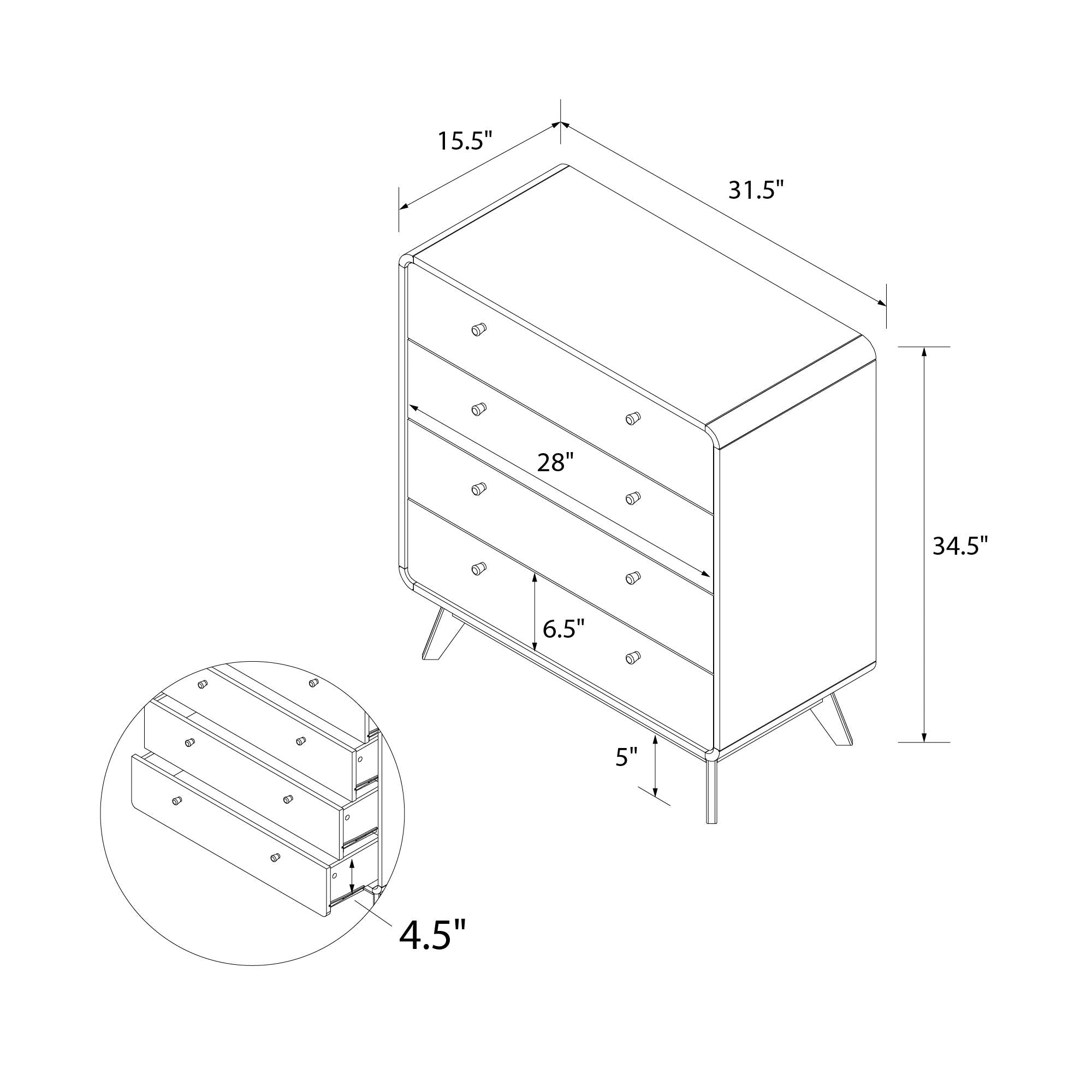 Room essentials modern 4 fashion drawer dresser assembly instructions