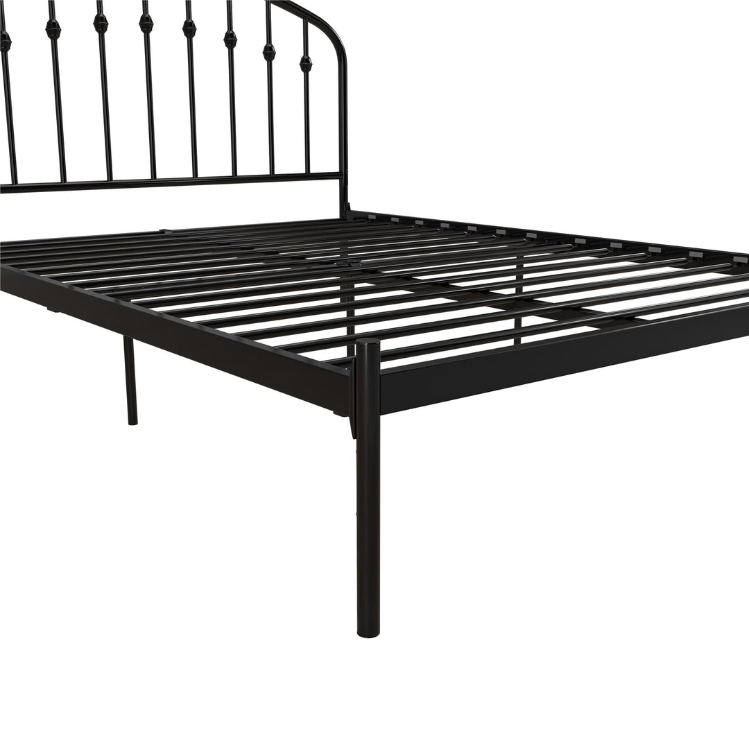 Narla Metal Platform Bed Frame - Black - Full