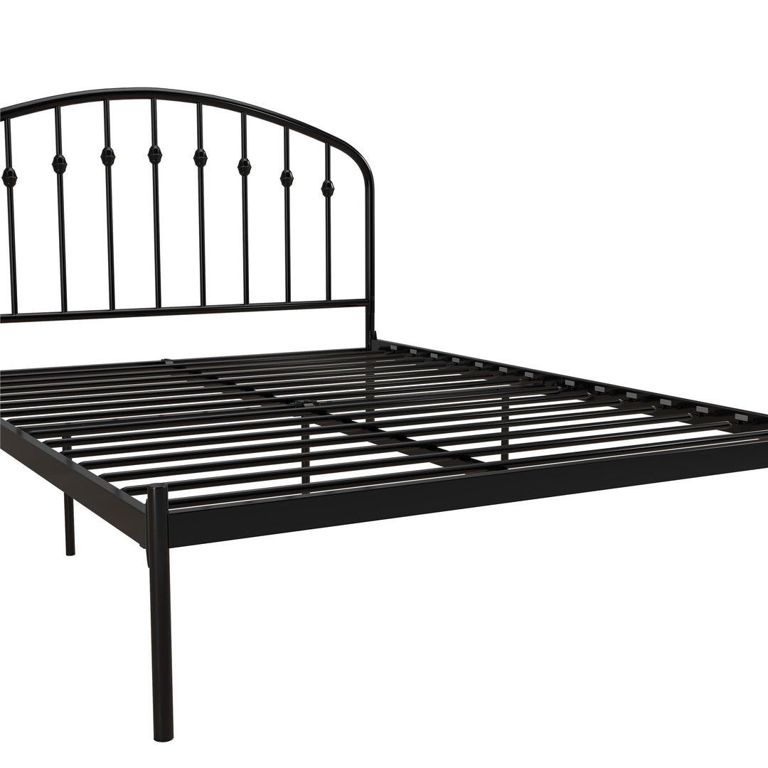 Narla Metal Platform Bed Frame - Black - Full