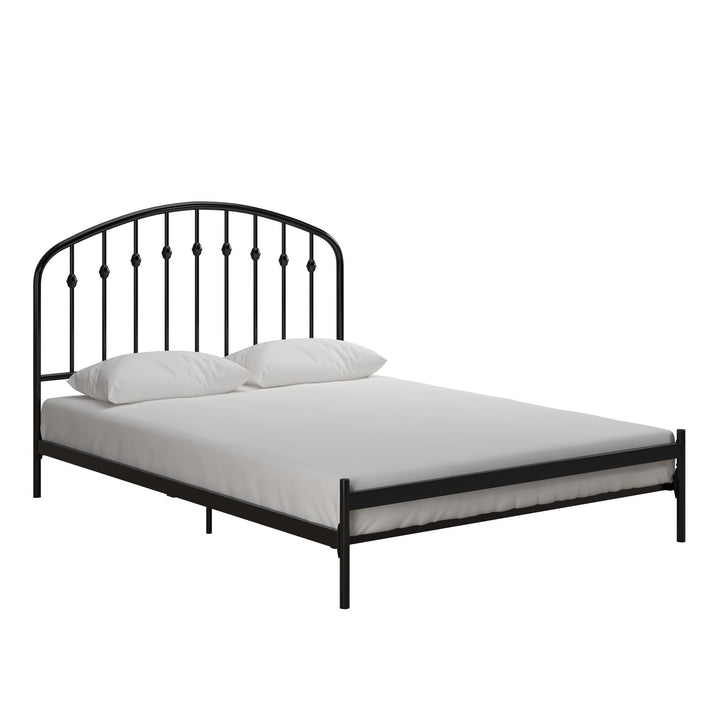 Narla Metal Platform Bed Frame - Black - Full