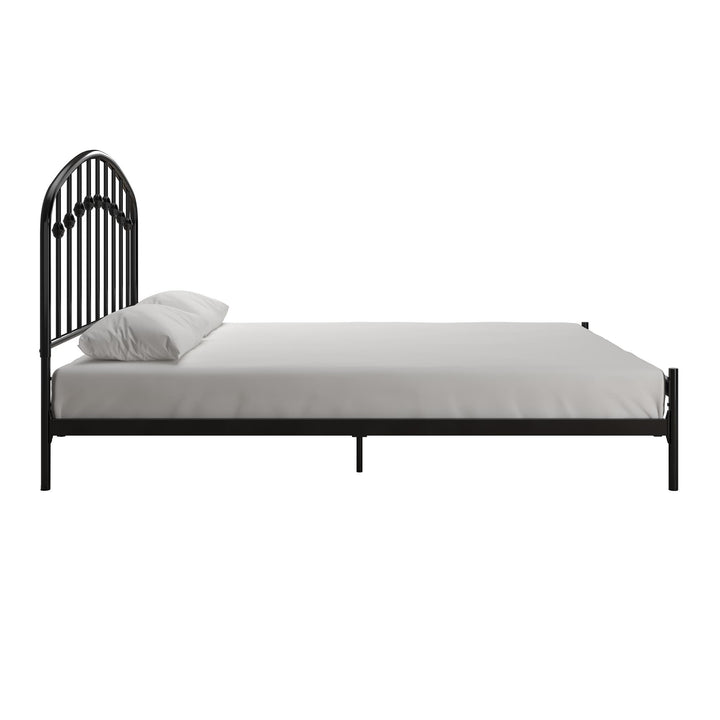 Narla Metal Platform Bed Frame - Black - Full