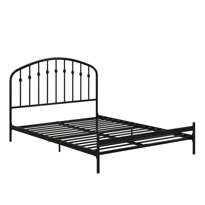 Narla Metal Platform Bed Frame - Black - Full