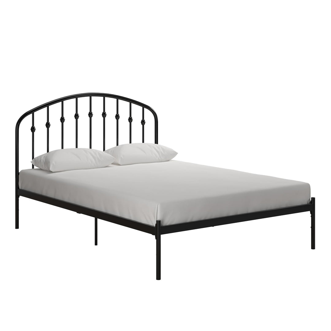 Narla Metal Platform Bed Frame - Black - Full