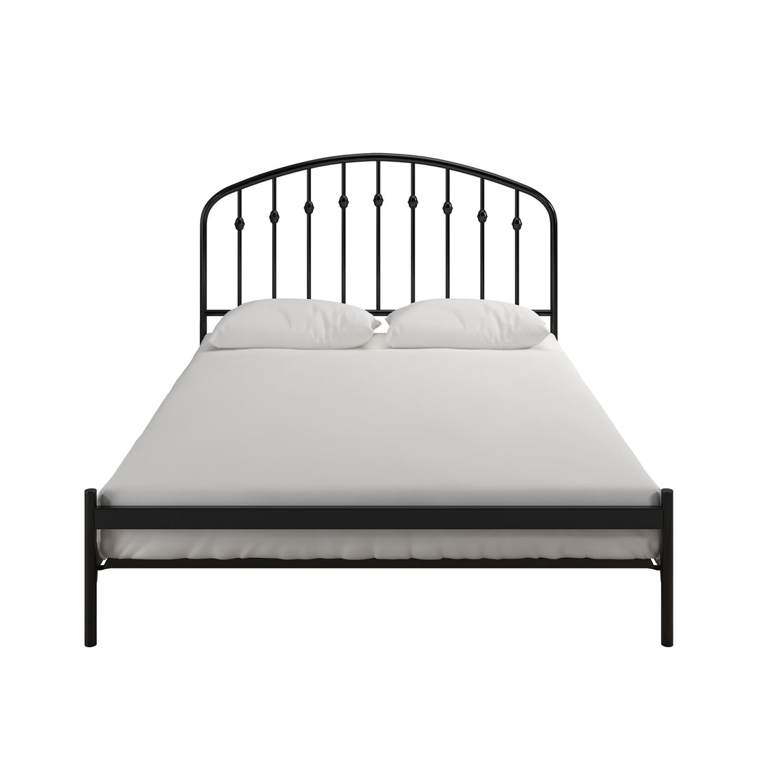 Narla Metal Platform Bed Frame - Black - Full