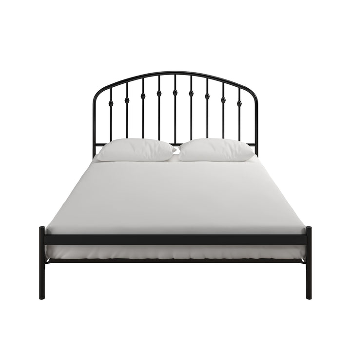 Narla Metal Platform Bed Frame - Black - Full