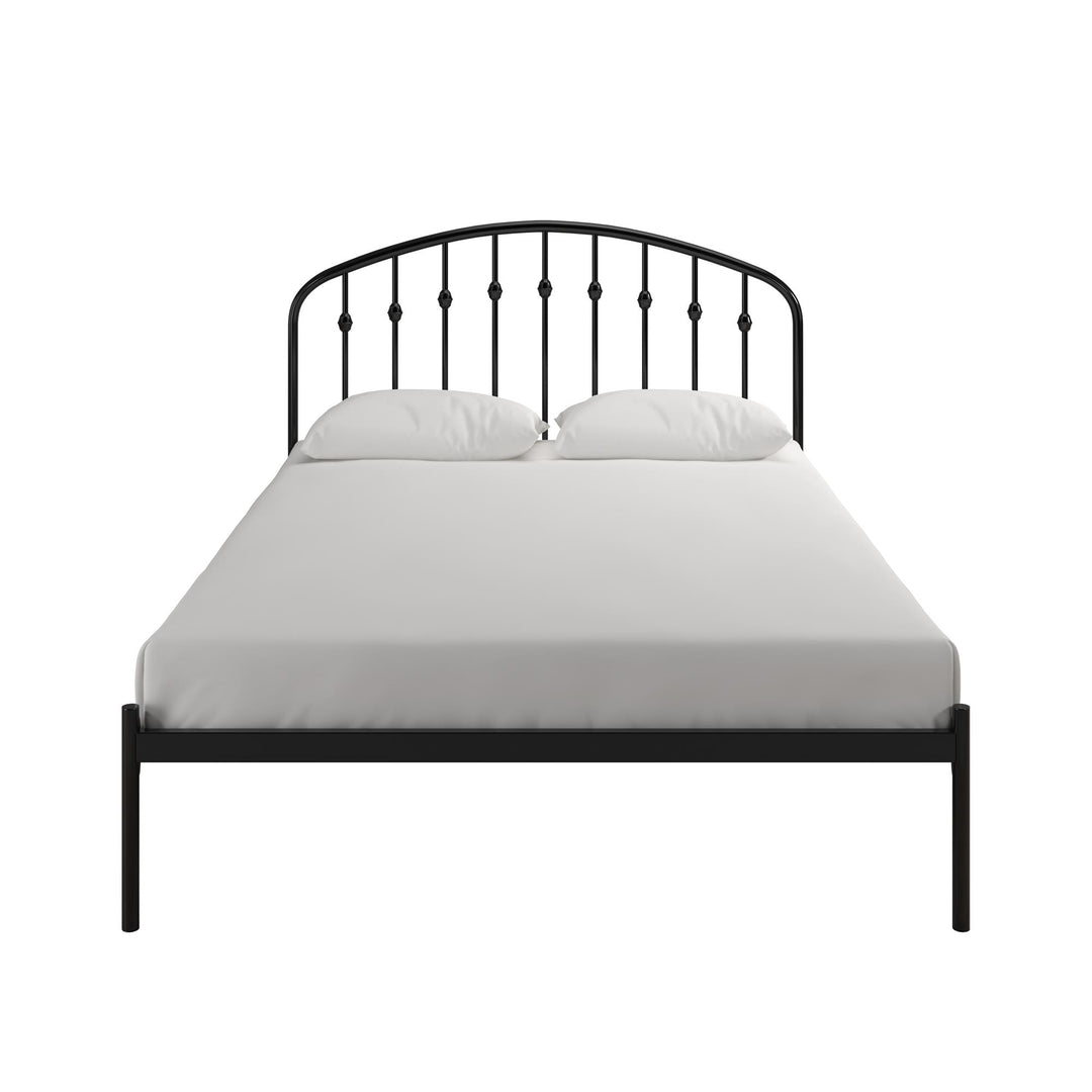 Narla Metal Platform Bed Frame - Black - Full