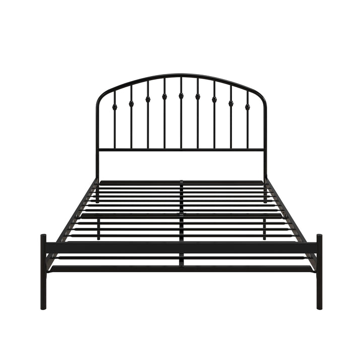 Narla Metal Platform Bed Frame - Black - Full