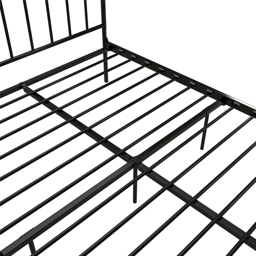 Narla Metal Platform Bed Frame - Black - Full