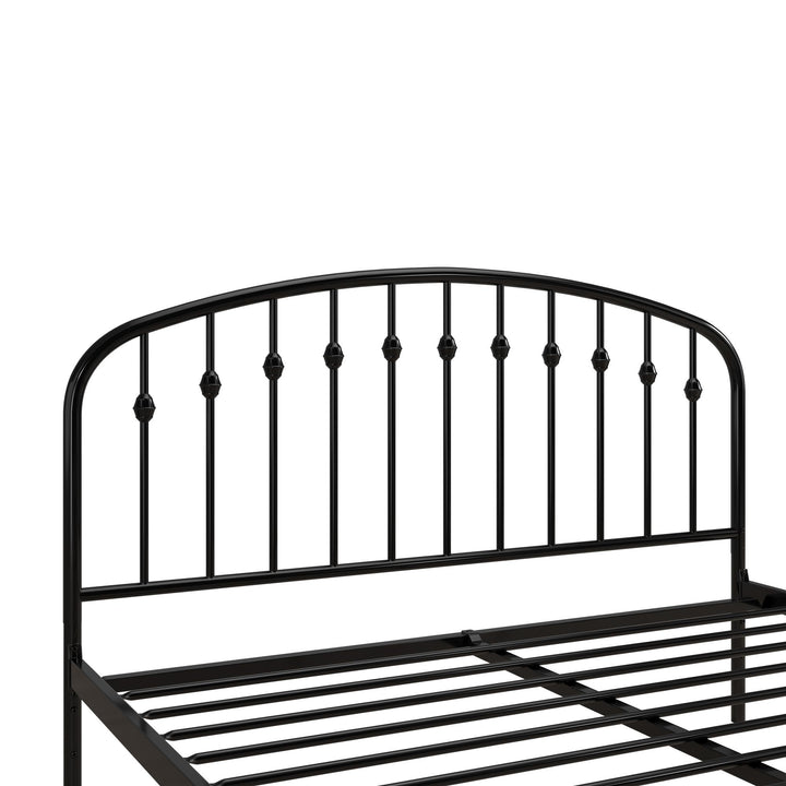 Narla Metal Platform Bed Frame - Black - Queen