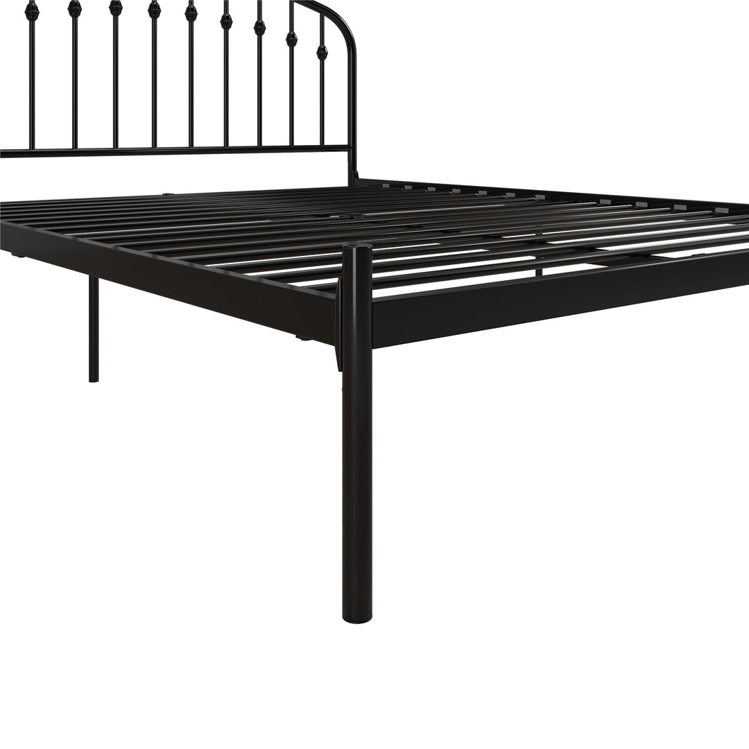 Narla Metal Platform Bed Frame - Black - Queen