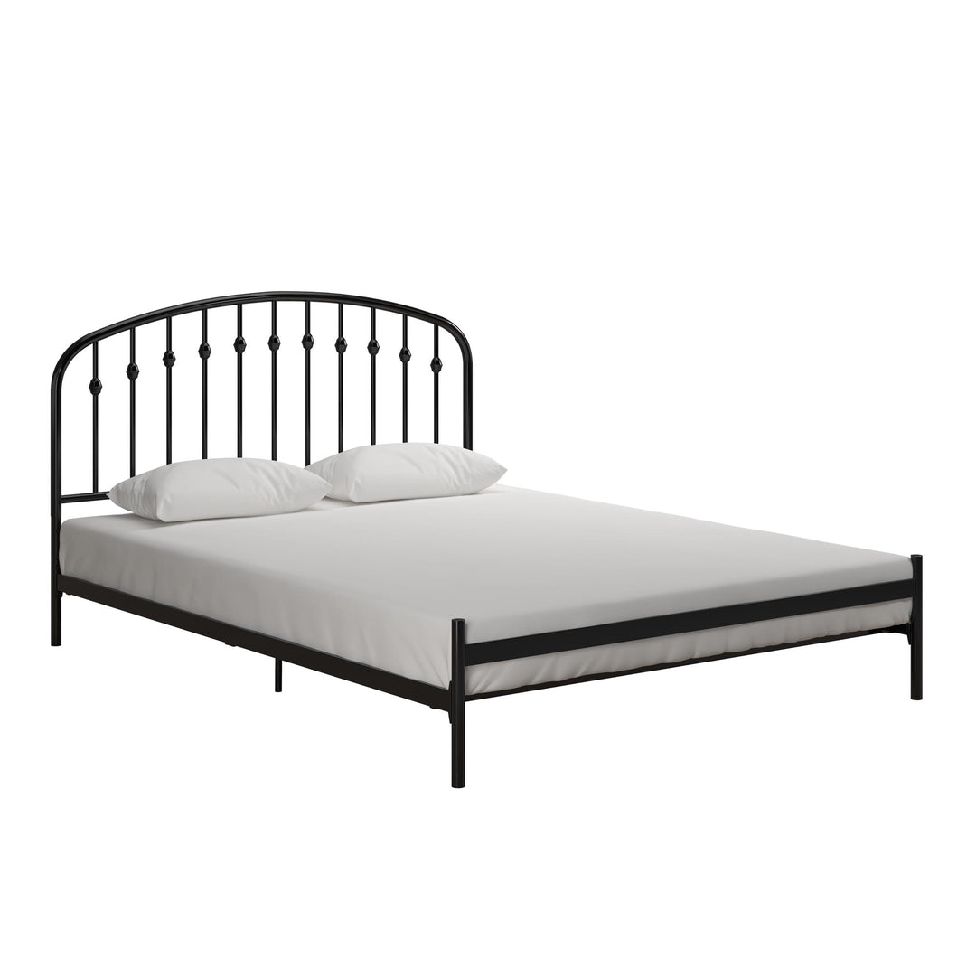 Narla Metal Platform Bed Frame - Black - Queen