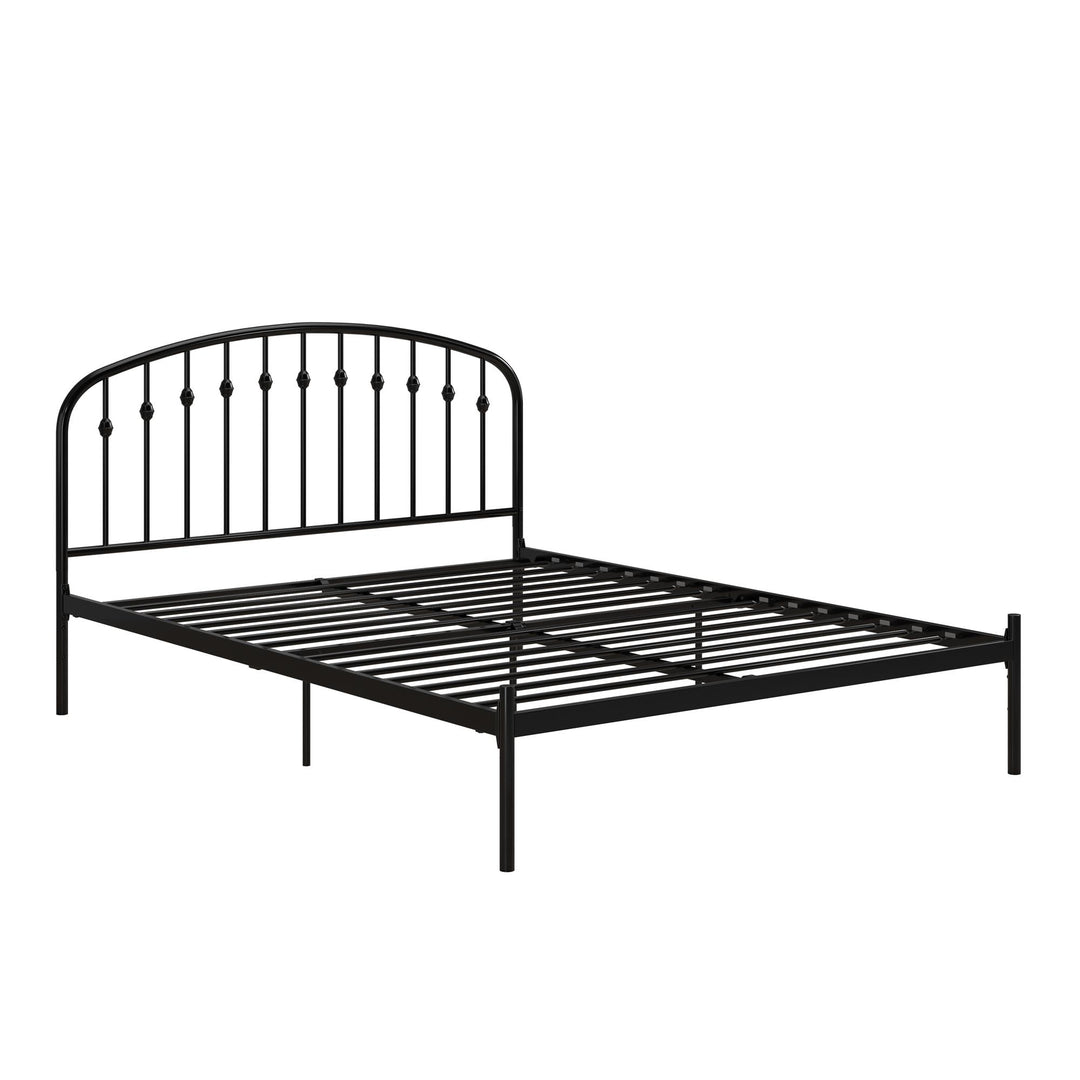 Narla Metal Platform Bed Frame - Black - Queen